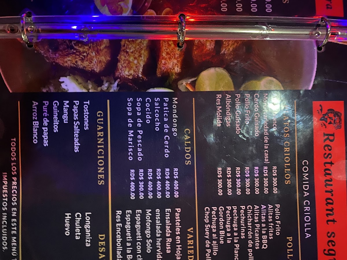 Menu Restaurant Segura-9